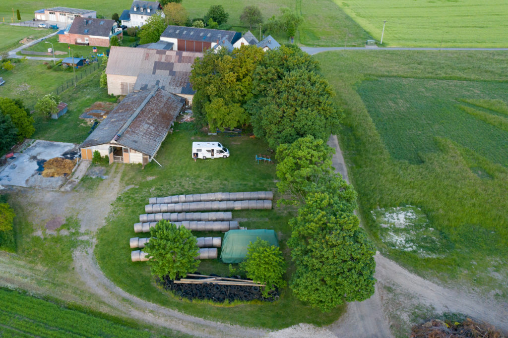 Frei stehen Wohnmobil Mosel