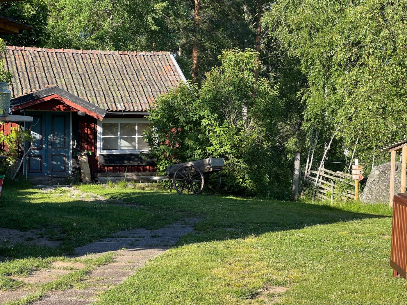 Wohnmobil am Vättern See in Schweden