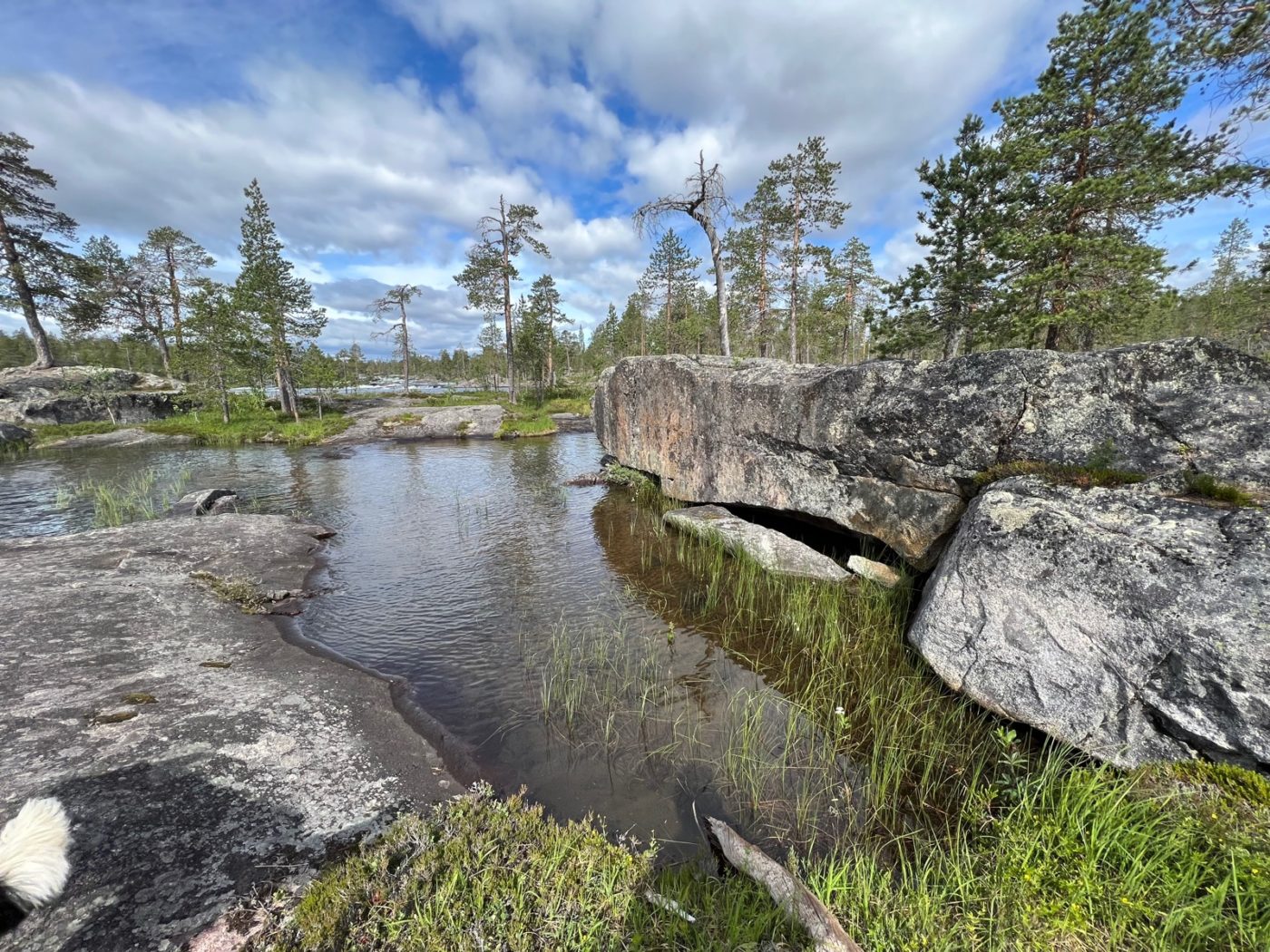 3 Lappen ziehen mit dem Wohnmobil durch Lappland 30 Trollforsen mit Wohnmobil