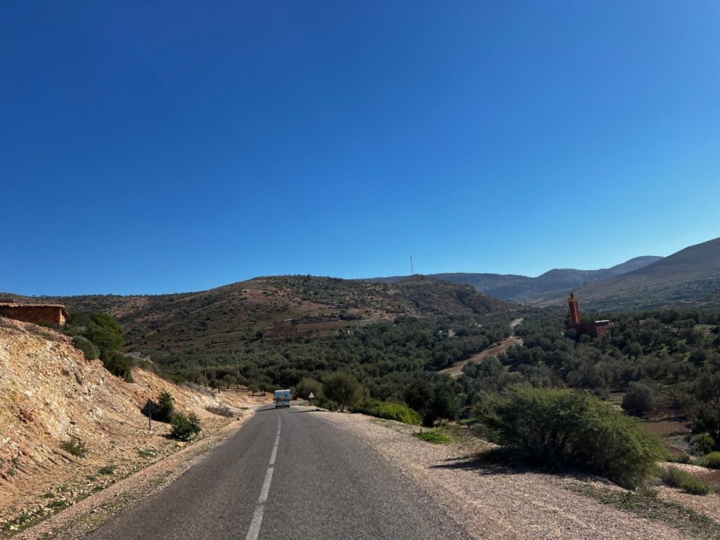 Von Meknes nach Fes und weiter durch Marokko 85 Wildnis von Marokko