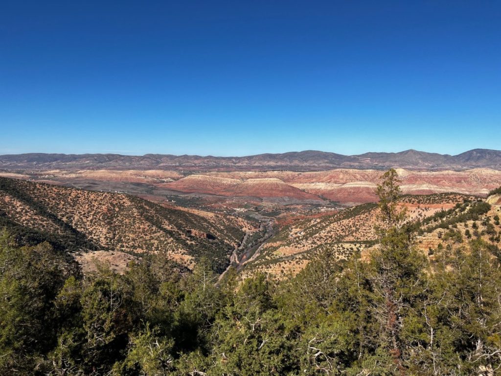 Von Meknes nach Fes und weiter durch Marokko 94 Wildnis von Marokko