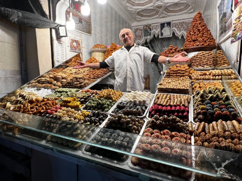 Die Wasserfälle von Ouzoud bis nach Marrakesh 58 Marrakesh bei Nacht