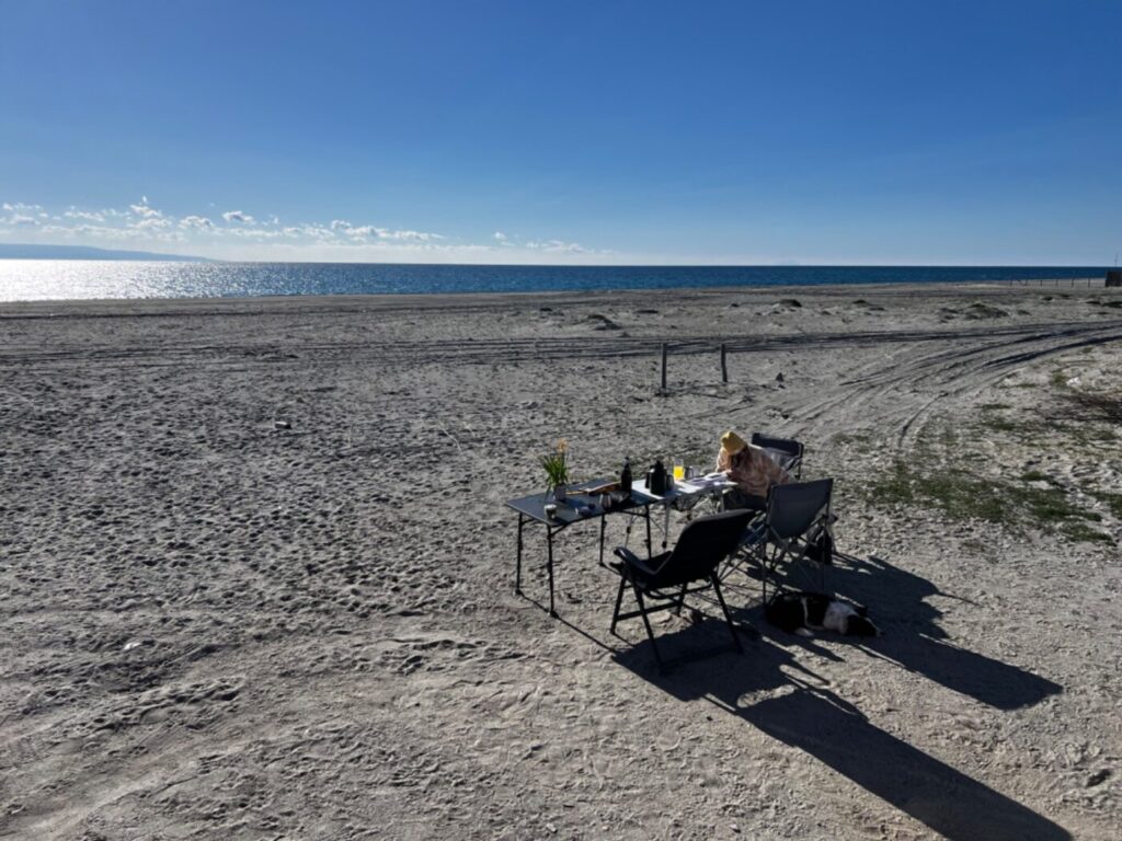 Wiedermal Italien mit neuem Wohnmobil 36 freistehen in Italien