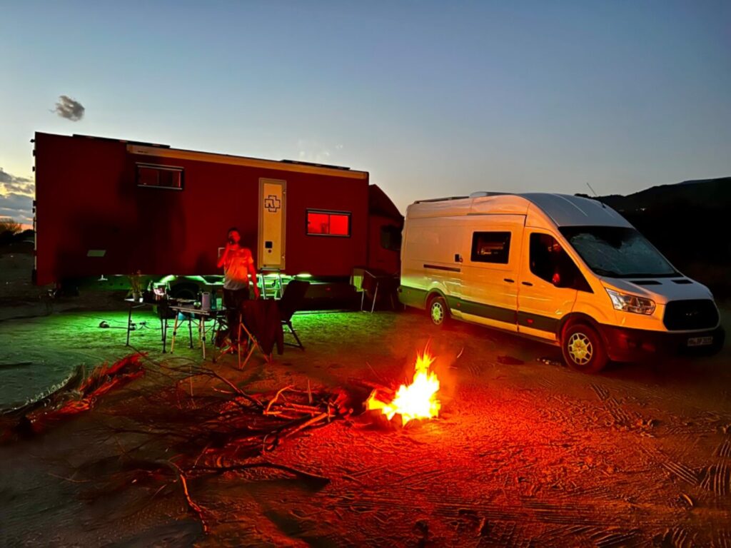 Wiedermal Italien mit neuem Wohnmobil 40 freistehen in Italien
