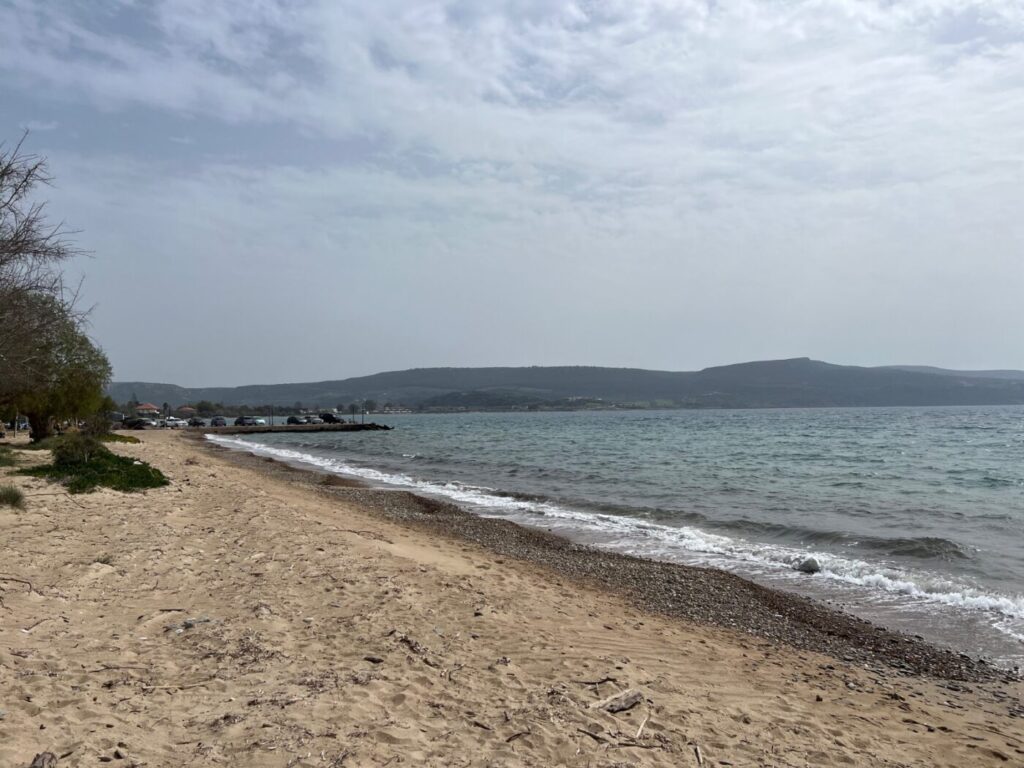 Noch am Elea Beach in Griechenland 18 Griechenland mit dem Wohnmobil
